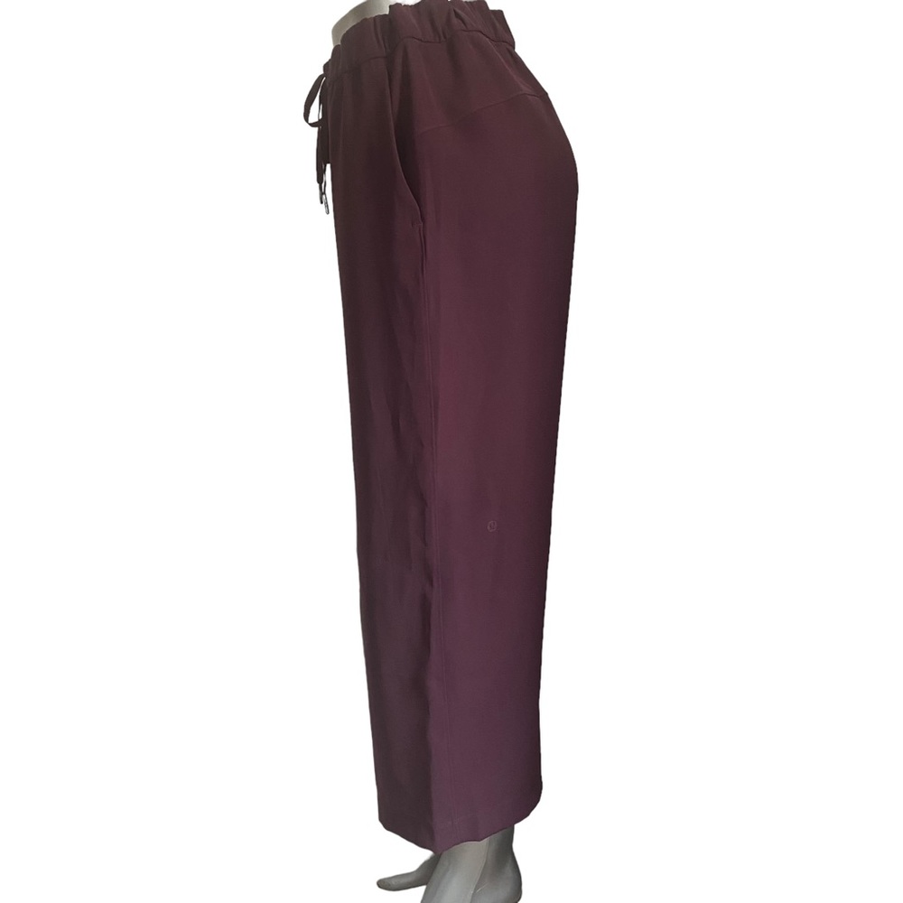lululemon athletica Women's Wide-Leg Drawstring Pants in Deep Plum